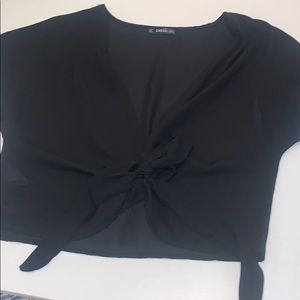SHEIN Tops - black crop top SHEIN Tops - black crop top